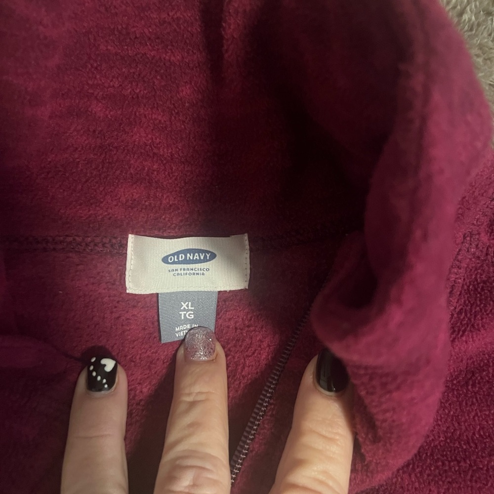 Old navy zip fleece jacket